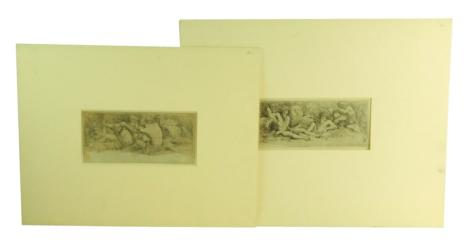 Salvator Rosa (Italianate) 1615-1673. River Gods. (1 of 5)