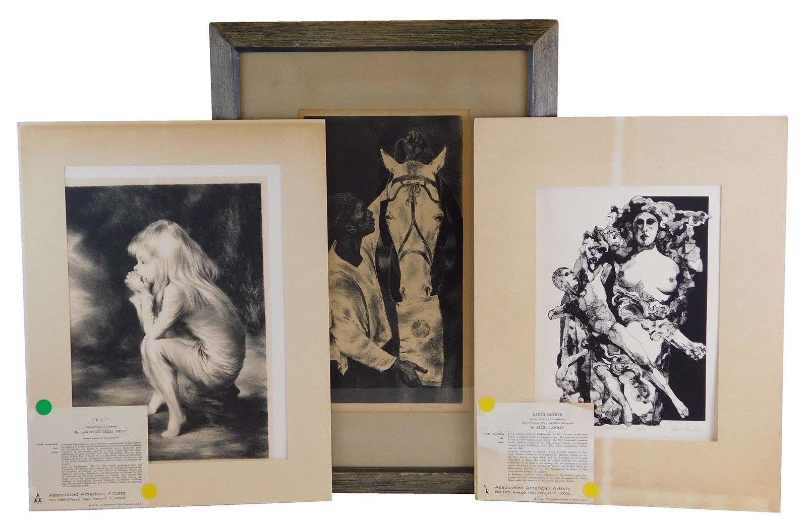 Joseph Hirsch (United States) 1910-1981. Man & Beast. (1 of 13)