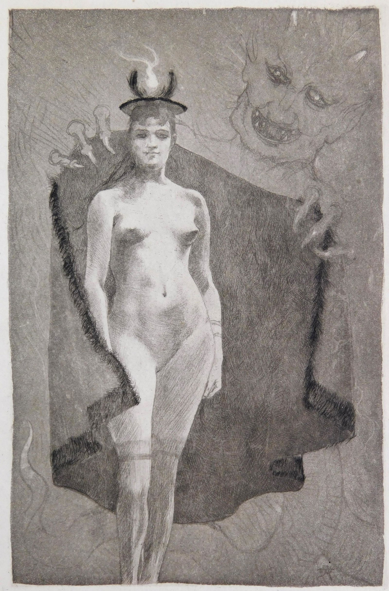 Armand Rassenfosse (France) 1862-1934. Devil's (1 of 6)