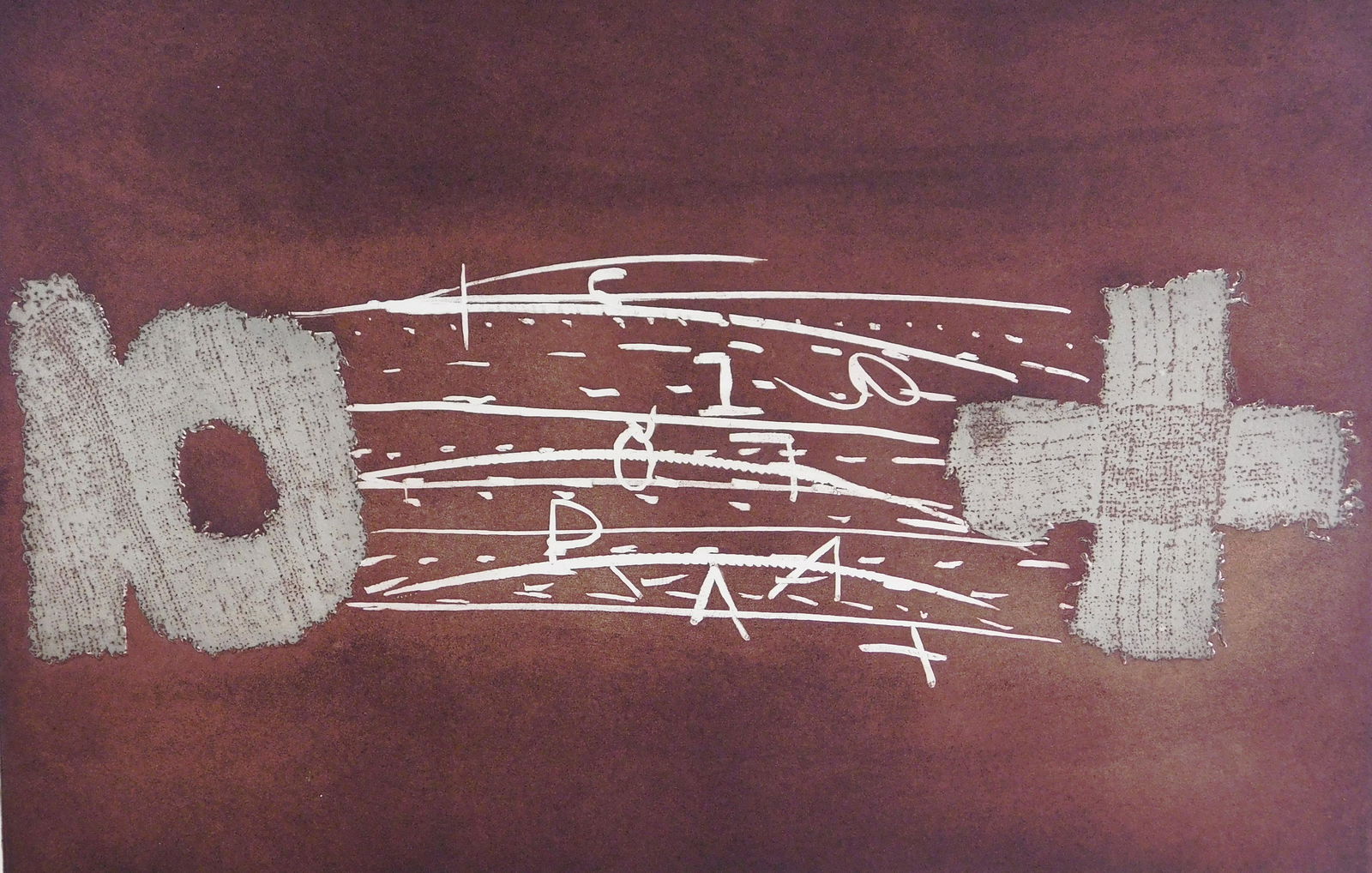 Antoni Tapies (Spain) 1923-2012. [Untitled]. (1 of 4)
