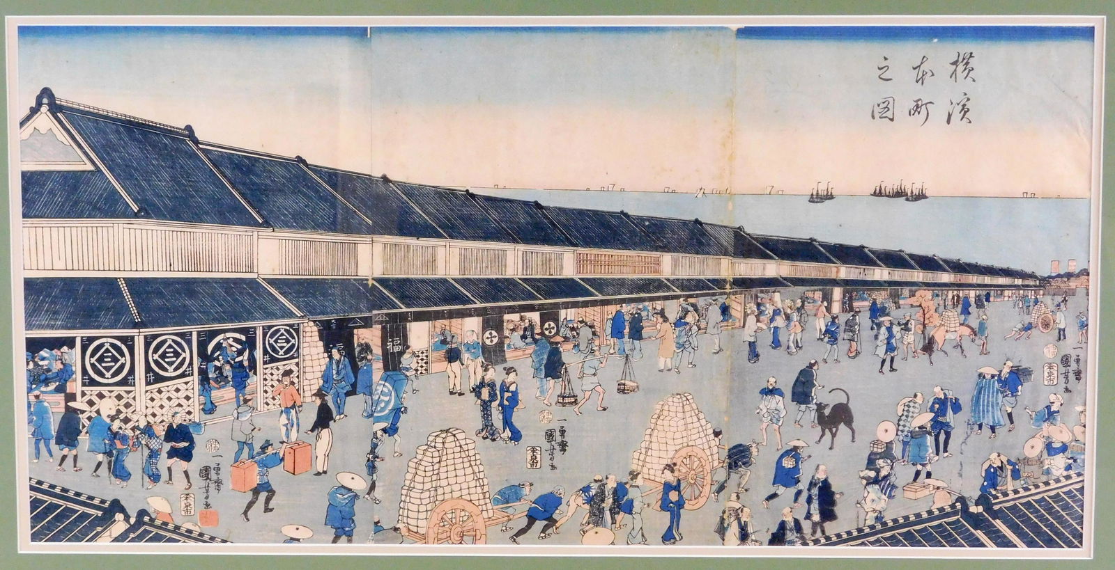 ASIAN: Utagawa Kuniyoshi (Japanese 1786-1865) color (1 of 5)