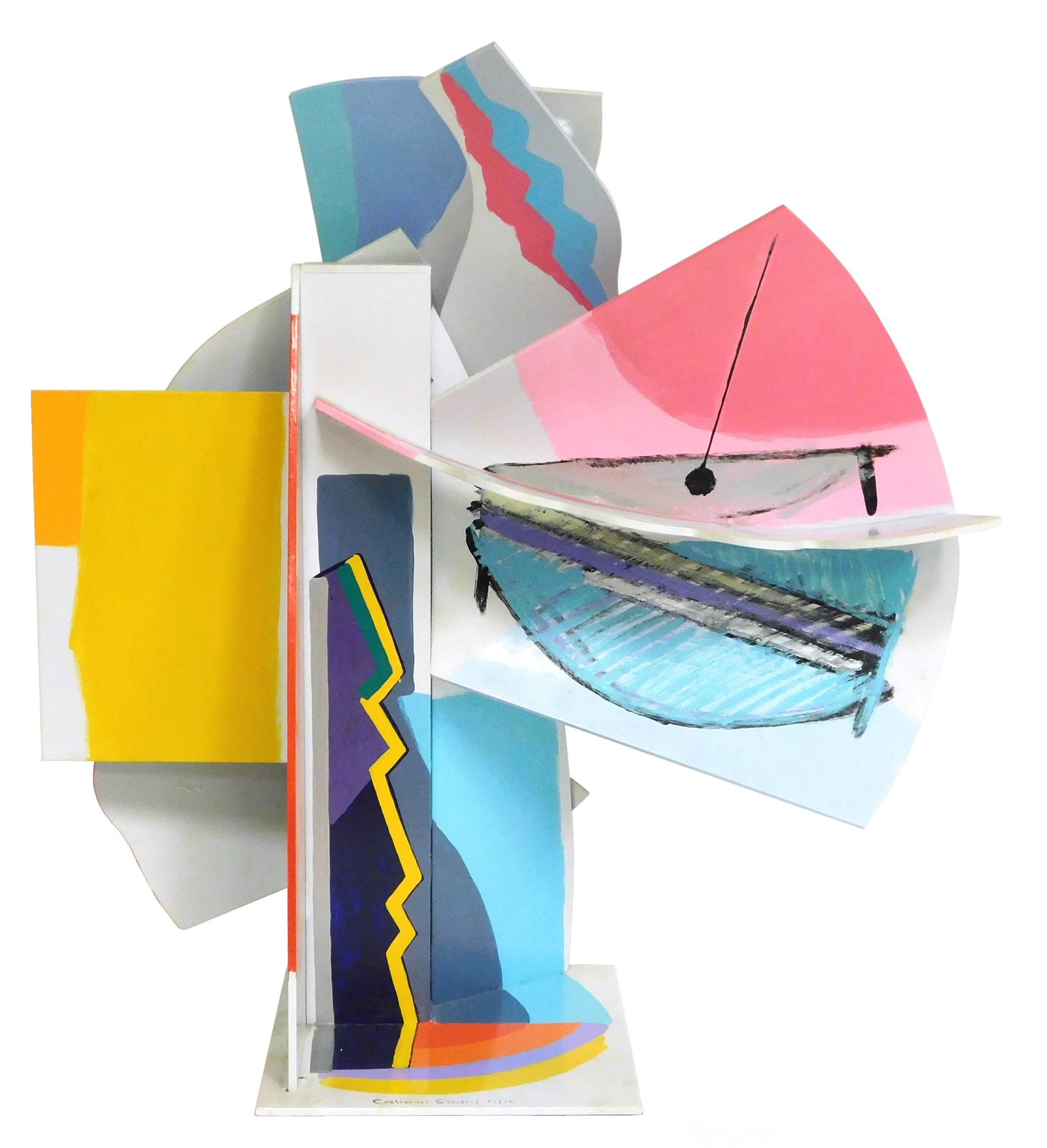 Calmon Shemi (Argentinean, b. 1939), metal sculpture, (1 of 3)