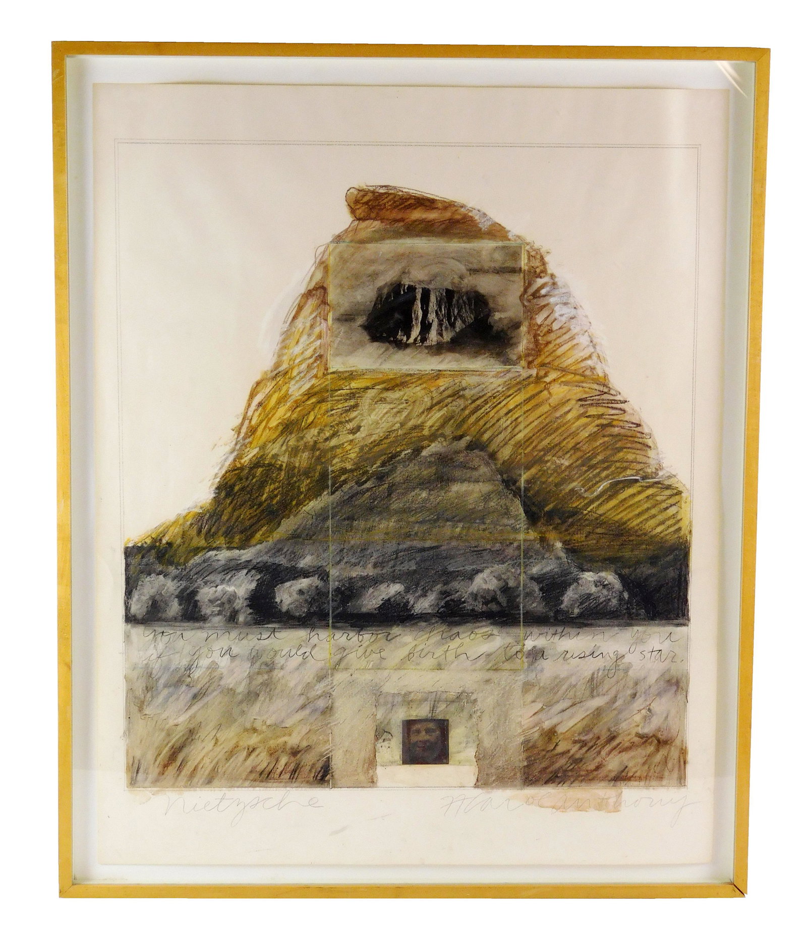 Carol Anthony (Connecticut, b. 1943), "Nietzche", mixed (1 of 6)