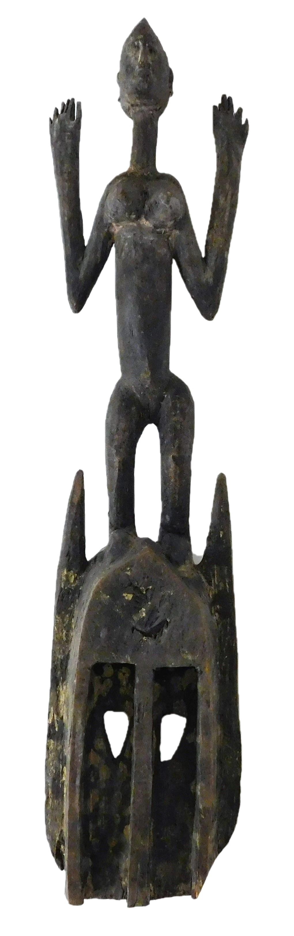 TRIBAL: Large Dogon Mask, Mali, 20th C., wood, large (1 of 3)