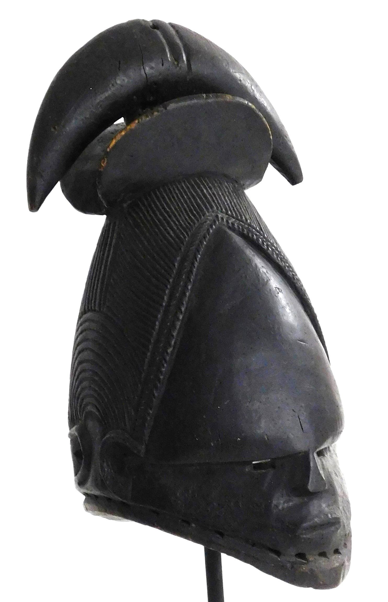 TRIBAL: Mende Women's Society Helmet Mask, Sierra (1 of 5)