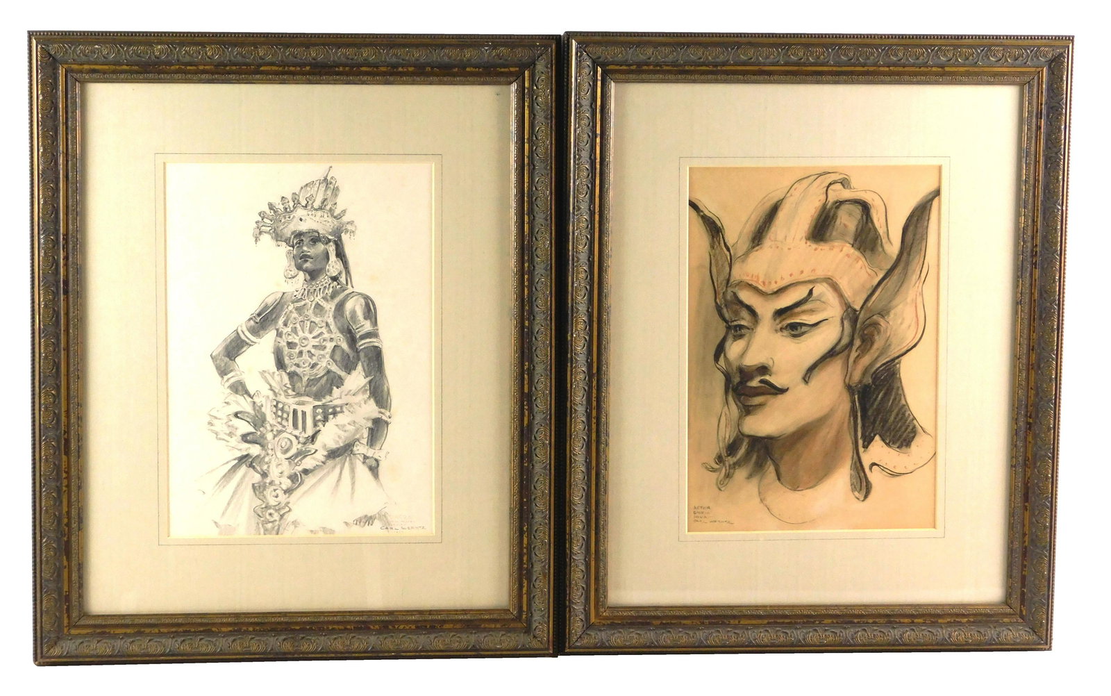 Carl Werntz (American, 1874-1944), two graphite (1 of 7)