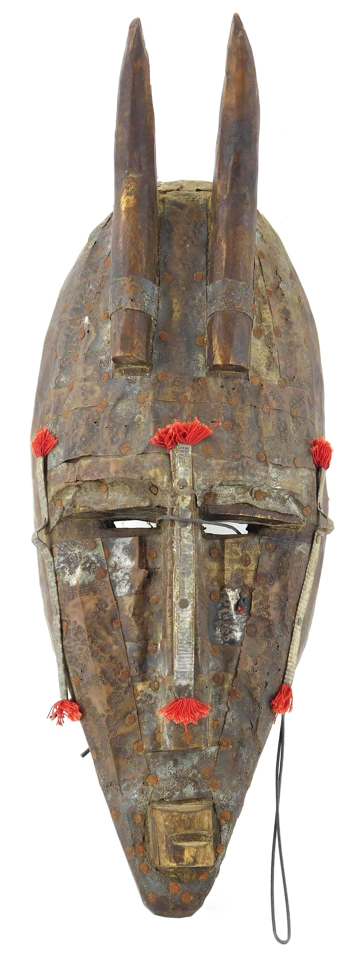 TRIBAL: Marka Mask, Marka people, Mali, 20th C., wood, (1 of 5)