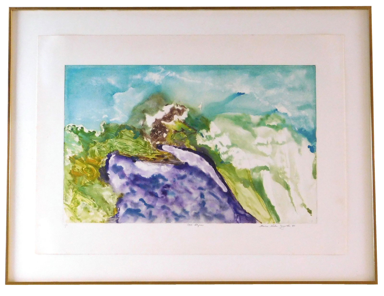 Flavia Helen Wyeth (American, 1908 - 2003), "Cove - (1 of 6)