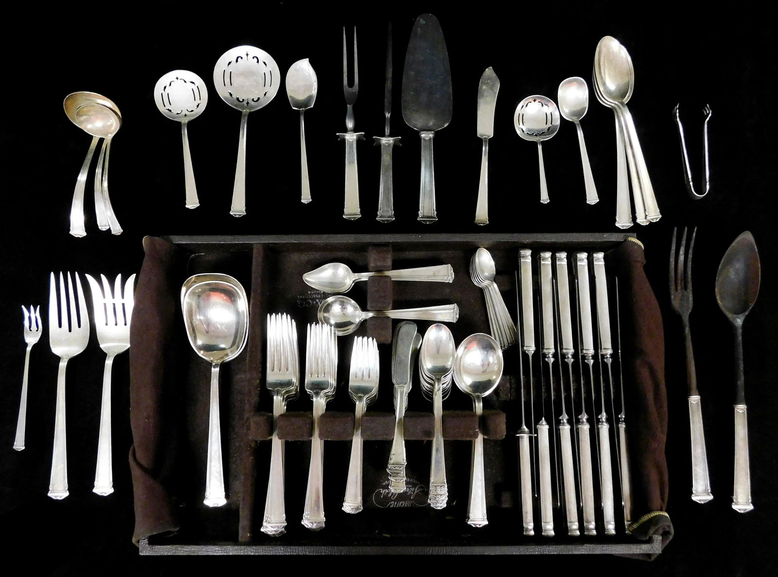 STERLING: Jennings Silver Co. sterling silver flatware, (1 of 4)