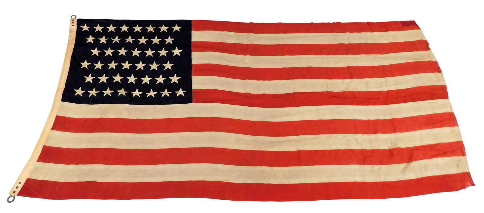 Forty-four star American flag, c. 1891, signifies the (1 of 4)
