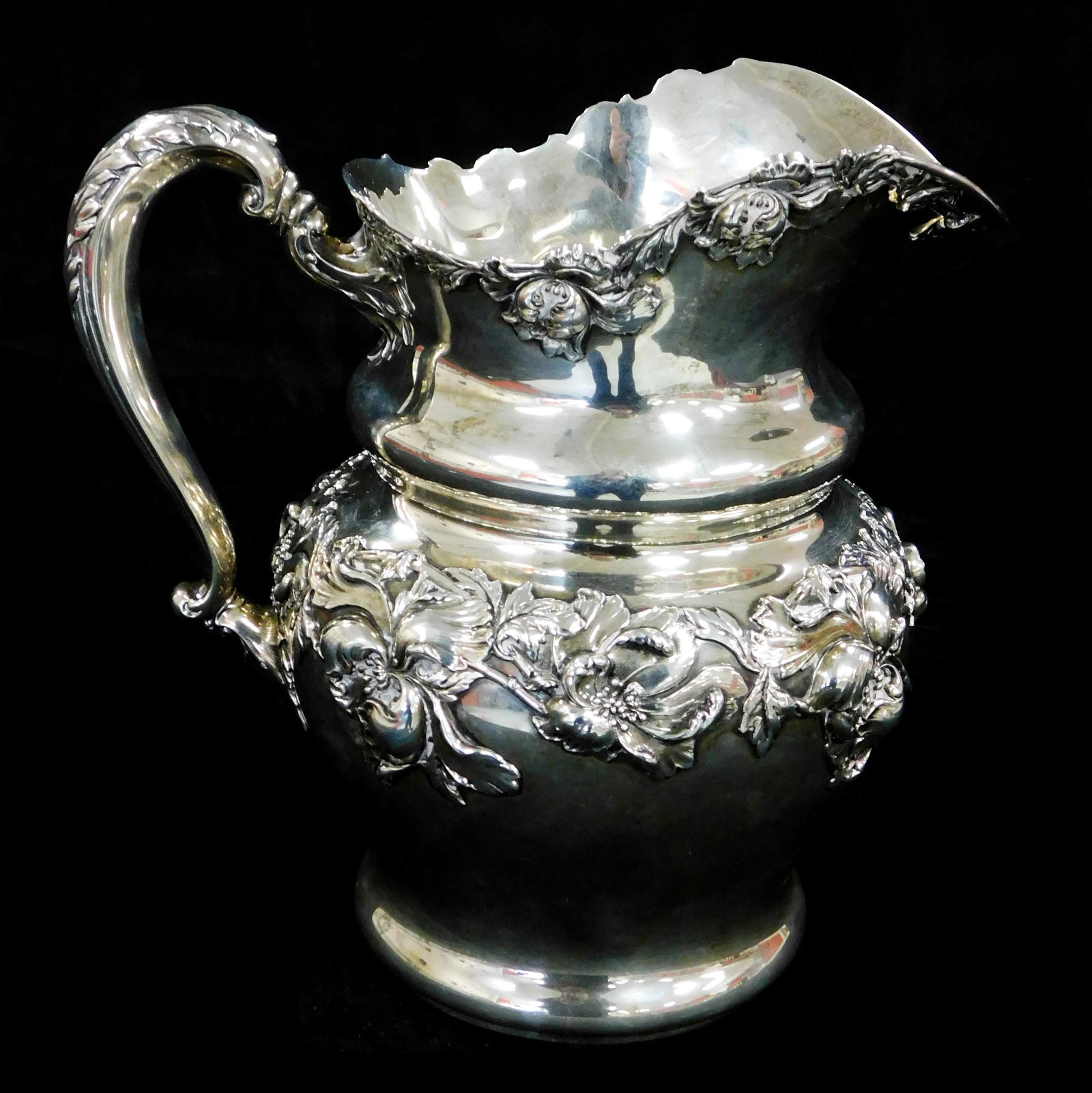 STERLING: Black, Starr & Frost sterling pitcher with (1 of 3)