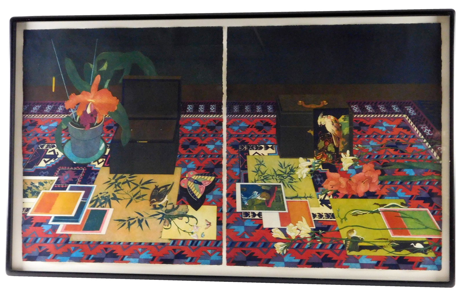 Katja Oxman, (German, B.1942) "All the Gardens", (1 of 7)