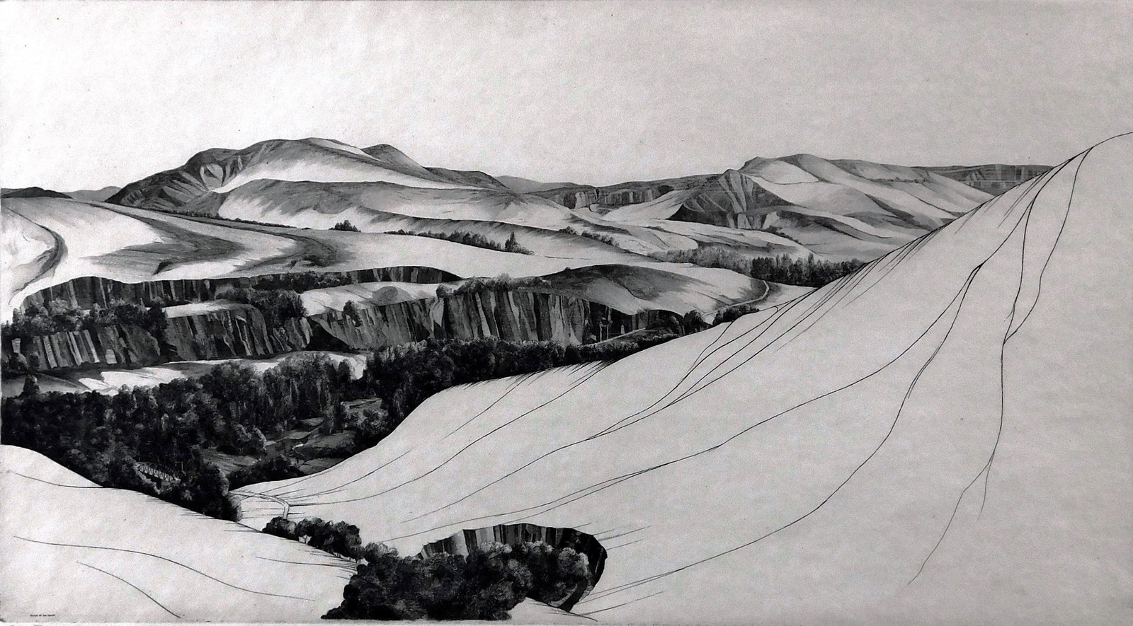 + John Taylor Arms, (American, 1887 - 1953) ''Valley of (1 of 5)