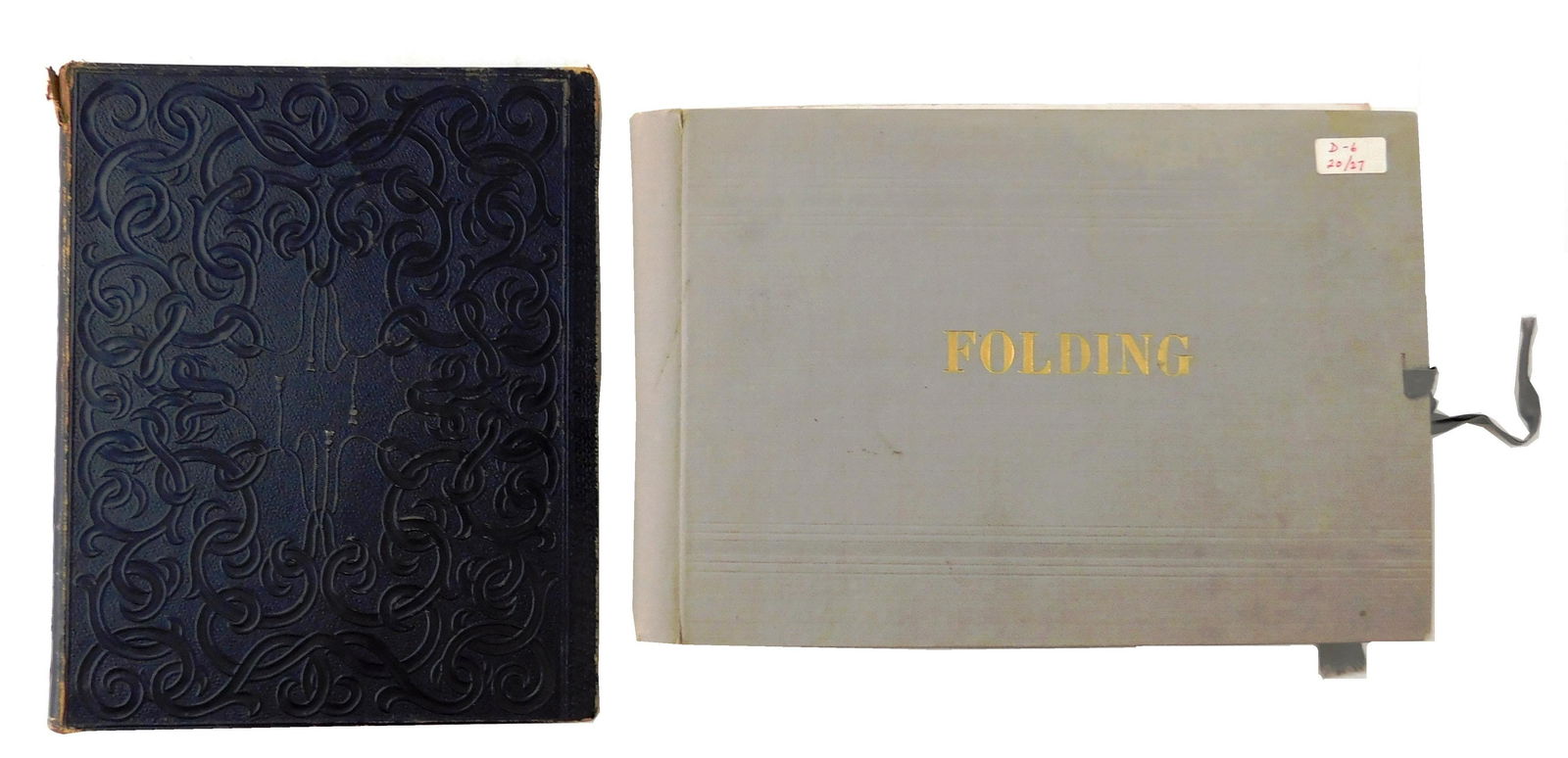 Two books / albums, one scissor works album and one with "Foldings", details include: album with (1 of 5)