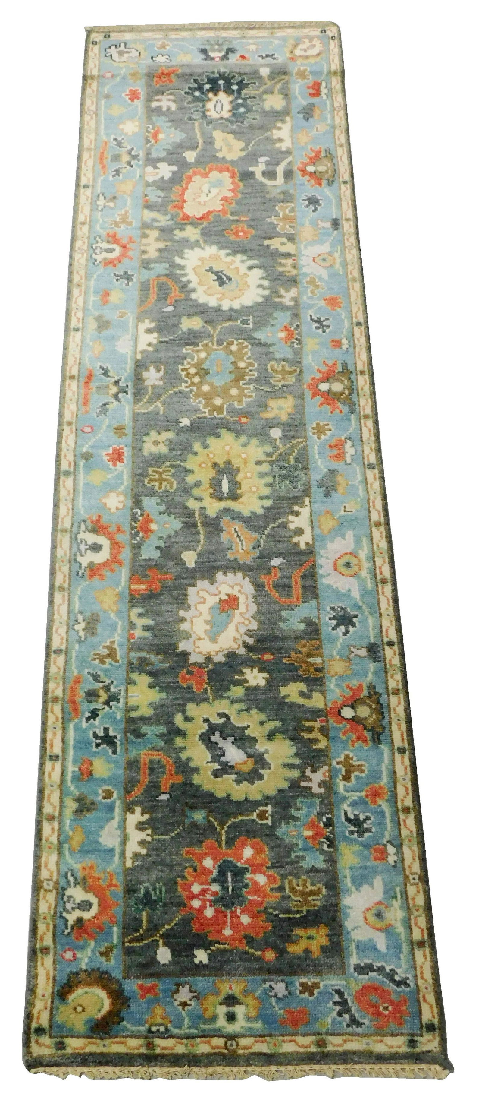 RUG: Laristan Sultanabad runner, 2' 7" x 9' 10",  hand-woven, 100% wool, classic design, light wear (1 of 4)