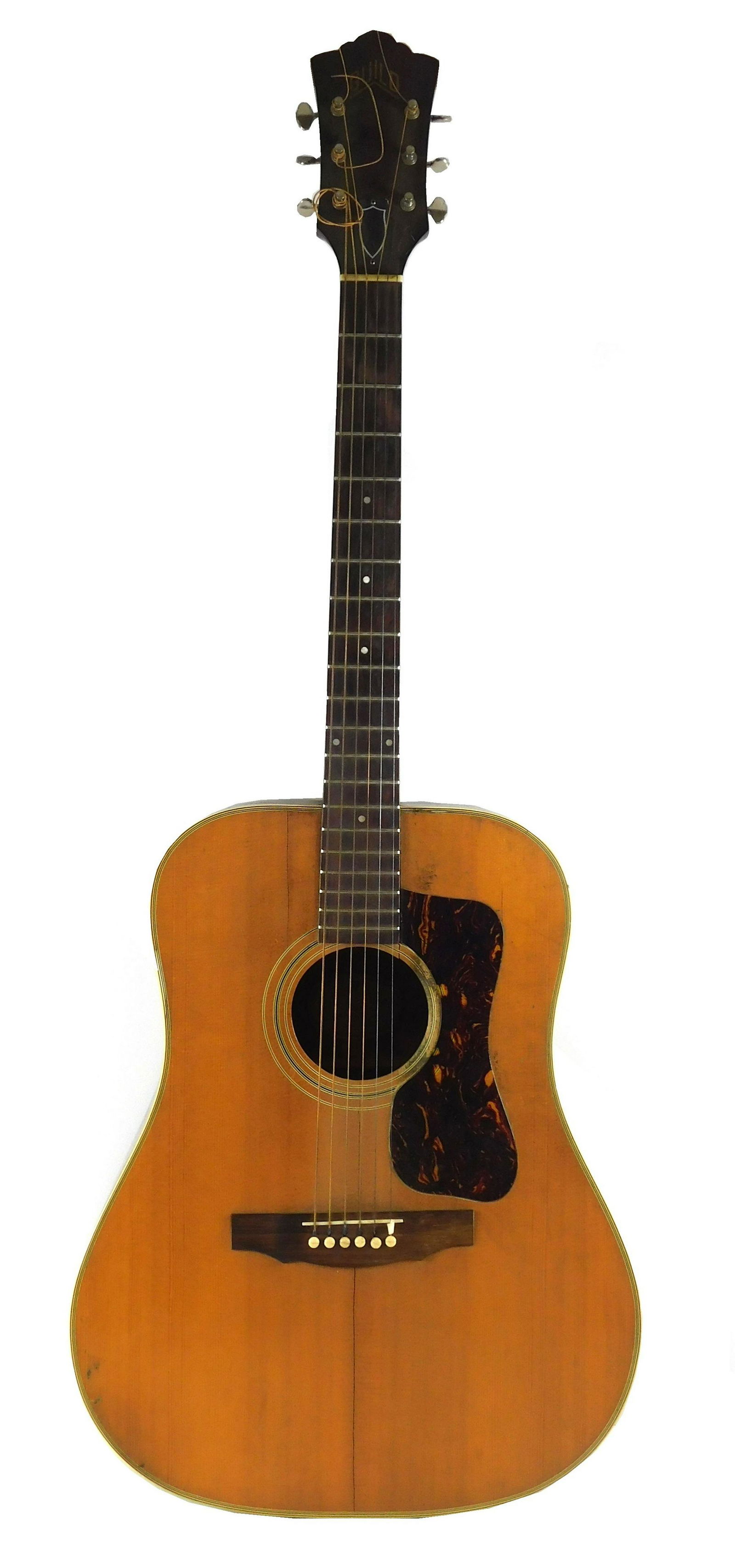 GUITAR: 1970 Guild Acoustic D40 NT (47602), introduced by Guild in the early 1960s as a bluegrass (1 of 4)