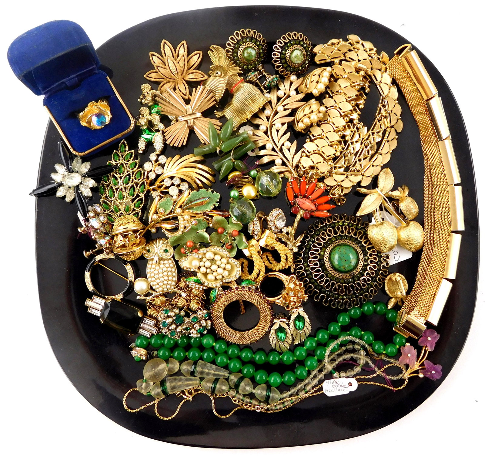 COSTUME JEWELRY: Dior, Hobe, Har, possible Schreiner/ Schreiner style, Trifari, Avon, Gerry, JJ, (1 of 5)