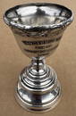 1908 Vanderbilt Cup Victory trophy cup, a commemorative for the 1908 Locomobile Cup Victory (first