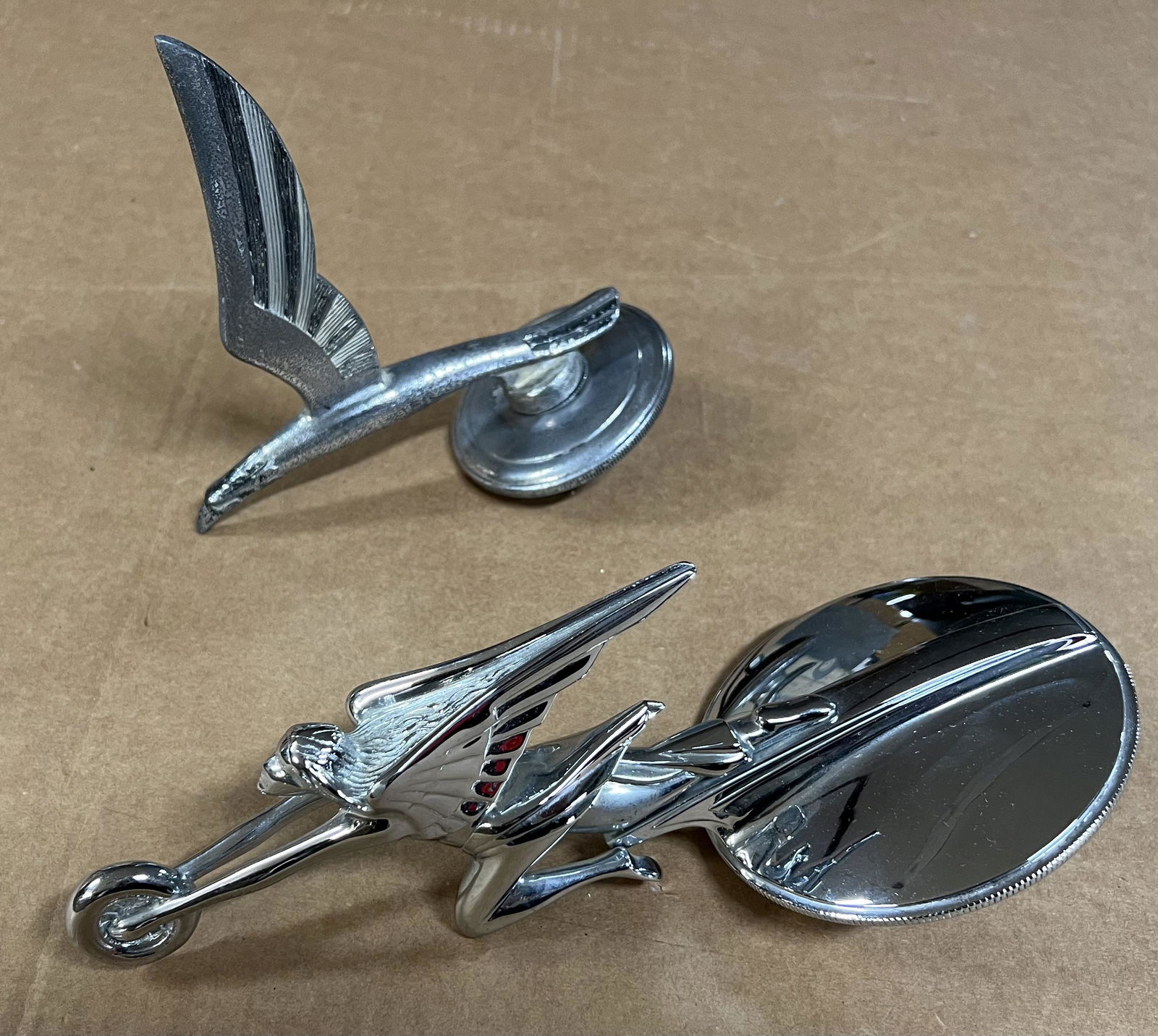 1932-1937 Packard Senior Goddess of Speed car mascot, new chrome plated, ex condition and 1933 (1 of 2)