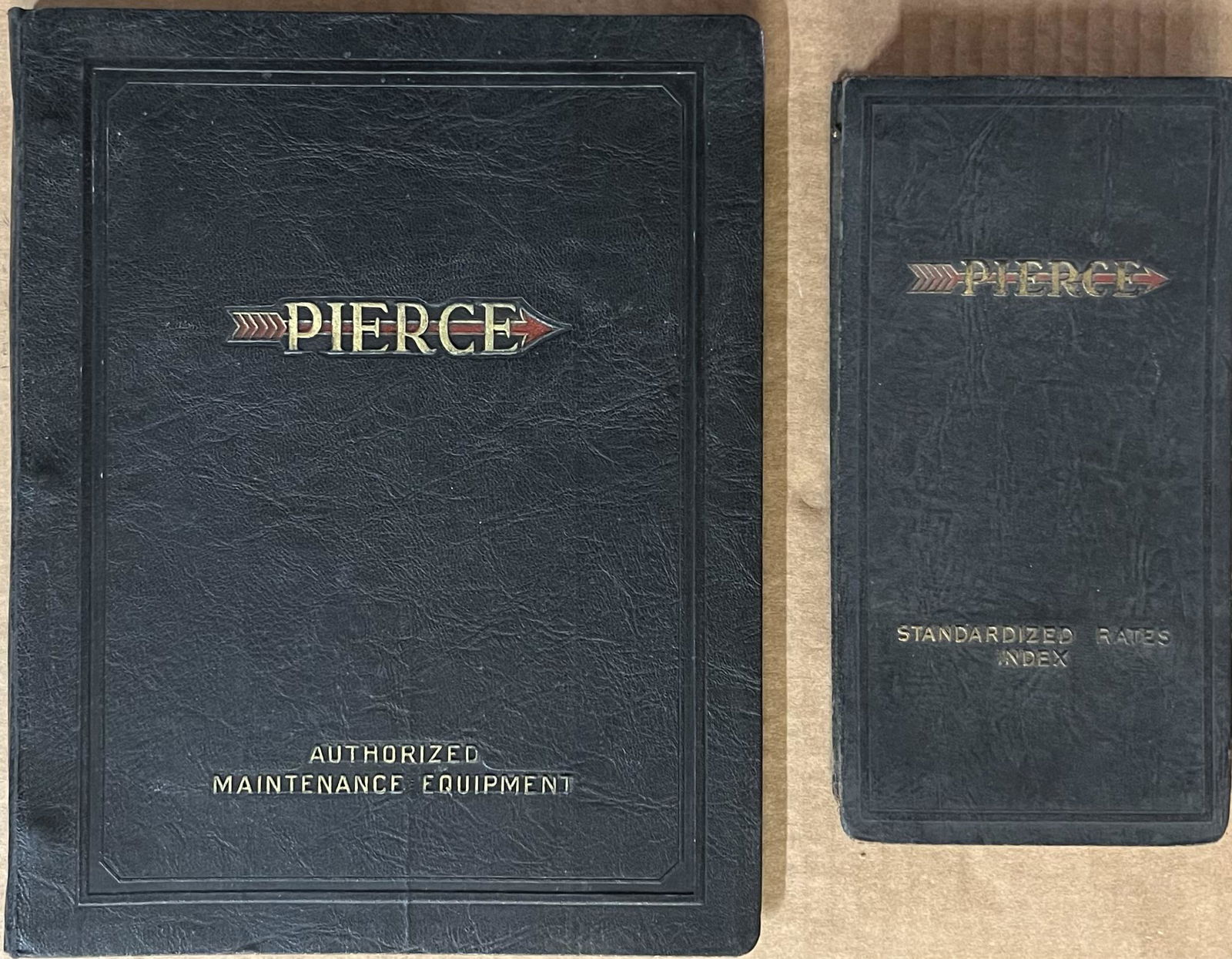 Two Pierce Arrow items - early 1930’s Authorized Maintenance Equipment, 9 x 11.5, 100 pages and 1930 (1 of 3)