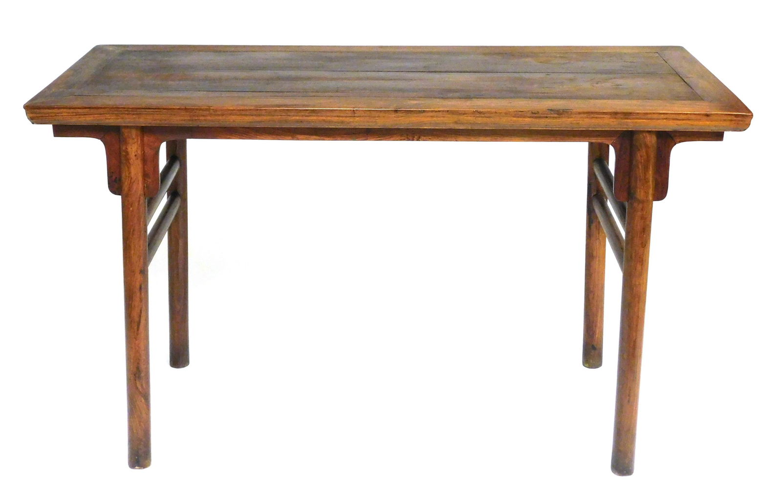 +ASIAN: Chinese rosewood alter table, Ming style but later, simple form, top with some age/drying (1 of 6)