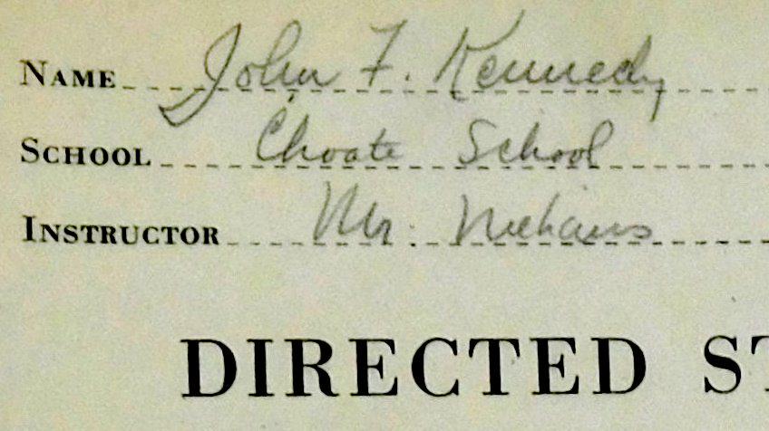 EPHEMERA: Presidential and celebrity ephemera with signatures of John F. Kennedy, Jimmy Carter, John (1 of 12)