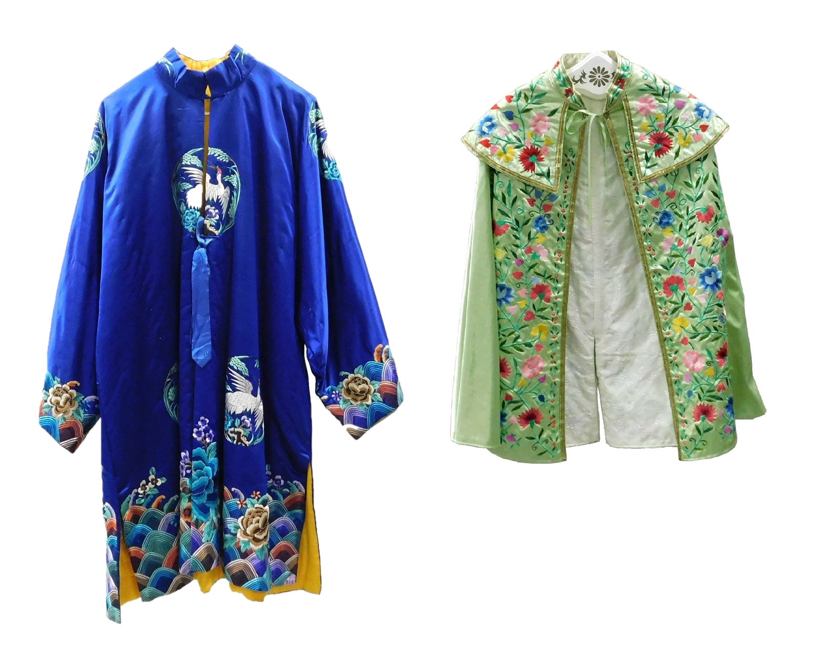 TEXTILES: Two embroidered clothing pieces, 20th C., the first a Manfredi Matador’s promenade c (1 of 5)