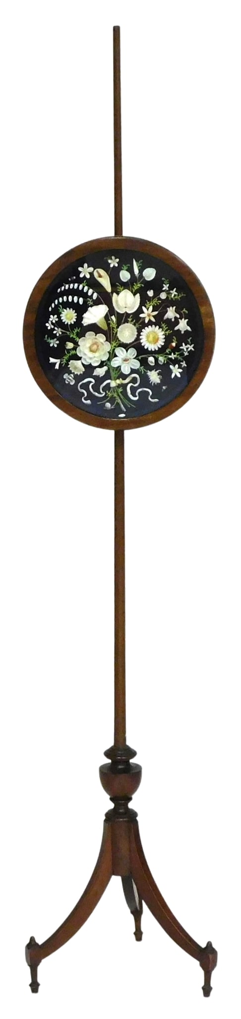 Shell work by Helen Coolidge Woodring (American, 20th C.), "Pale Screen - White on Blue", 1967, (1 of 4)