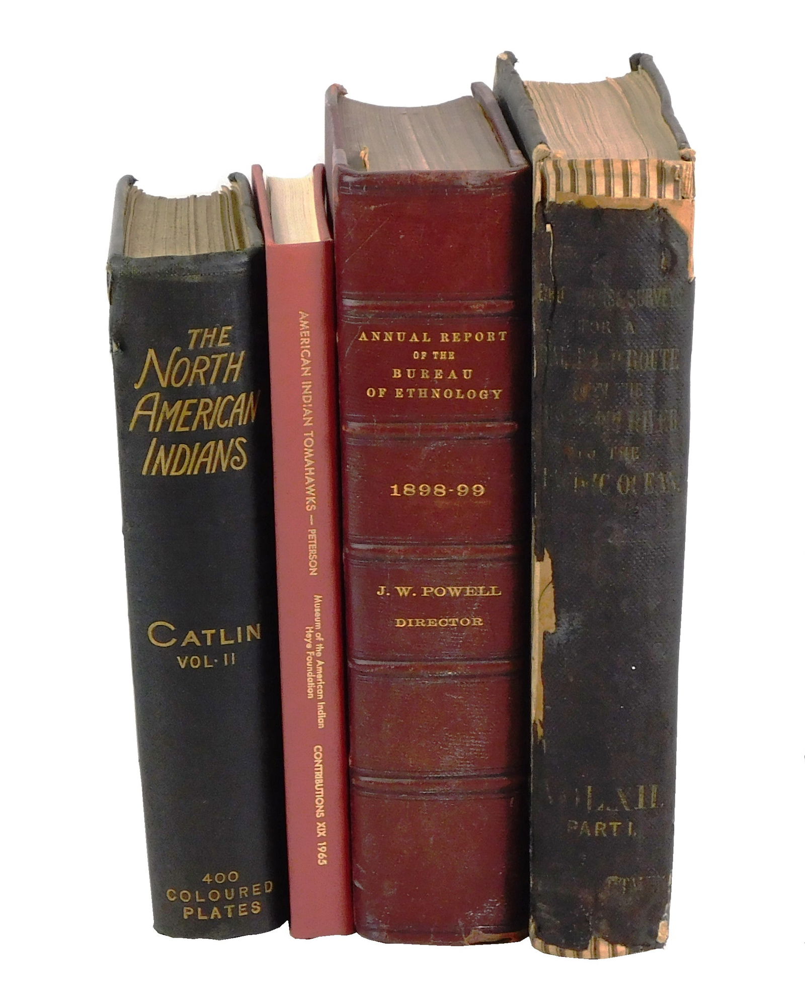 BOOKS: Four books on on Native Americans, including: Peterson, Harold L., "American Indian (1 of 5)