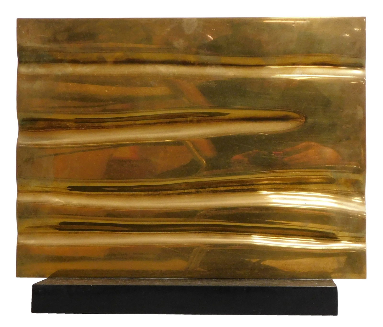 SCULPTURE: Joseph McDonnell (American, 1936-), bronze contemporary sculpture, c. 1979, oblong panel (1 of 3)