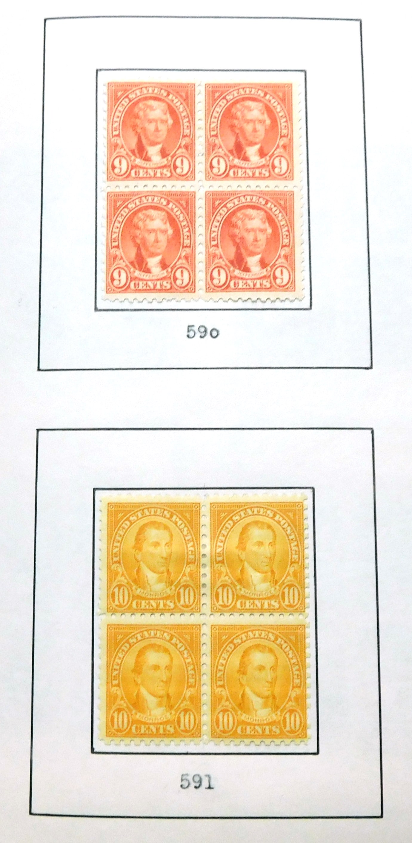 STAMPS: Large collection of mint sheets, blocks and partials of U.S. stamps in mint sheet files, and (1 of 6)