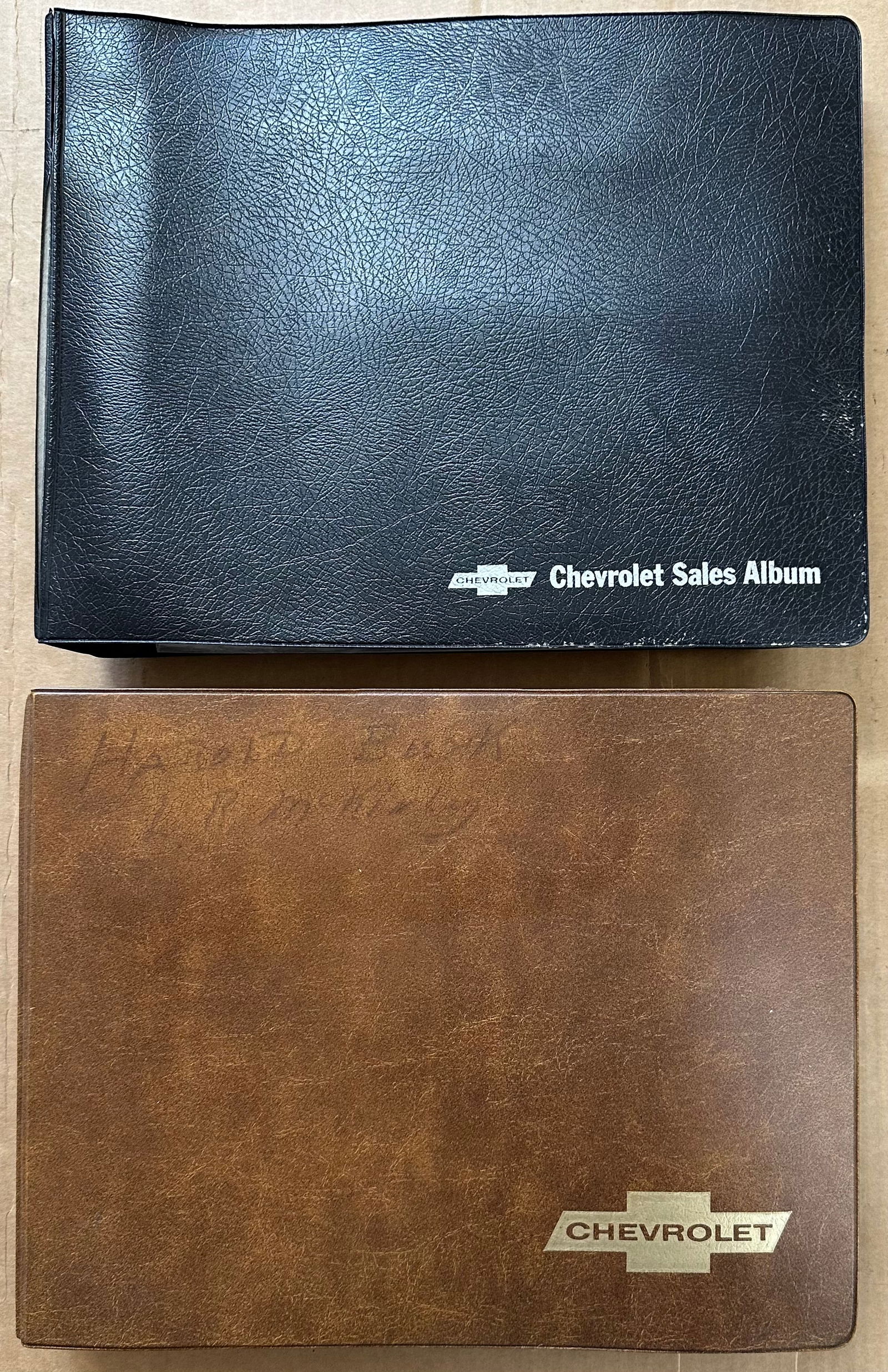 1970 and 1971 Chevrolet dealer albums, cover all models of each year including Corvette, Camaro, hi (1 of 4)