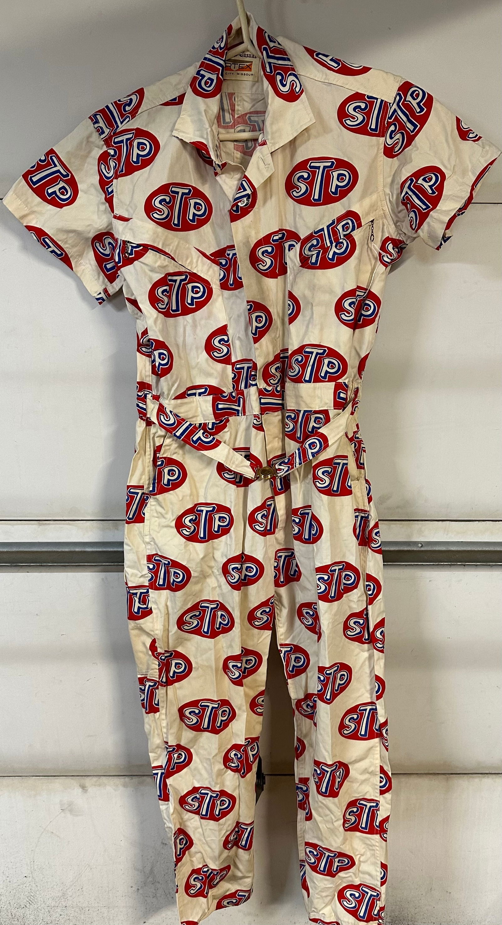 STP Indy 500 team coveralls, they were worn by the Andy Granatell team at the 500, photo shows a (1 of 4)