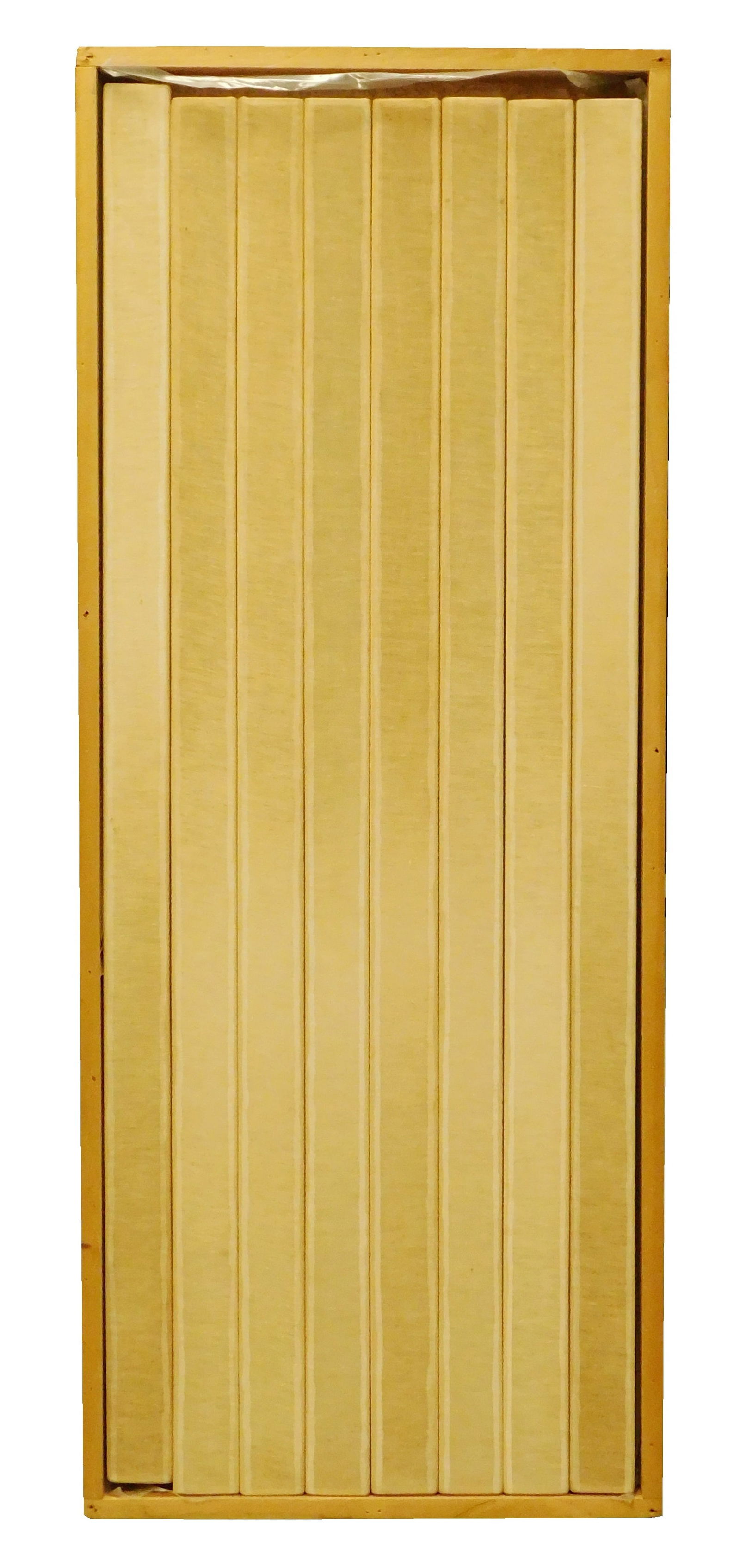 SCULPTURE: H. Barton Wasserman (American, 1929-2004), Contemporary wall panel installation, 1979, (1 of 5)