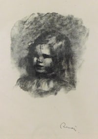 Pierre-Auguste Renoir (French, 1841-1919), "Claude Renoir, tourné a gauche [from: 'L'Album des