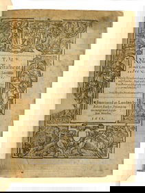 BOOK: [HOLY BIBLE, in English, King James Version]. – The New Testament … Newly Translated out