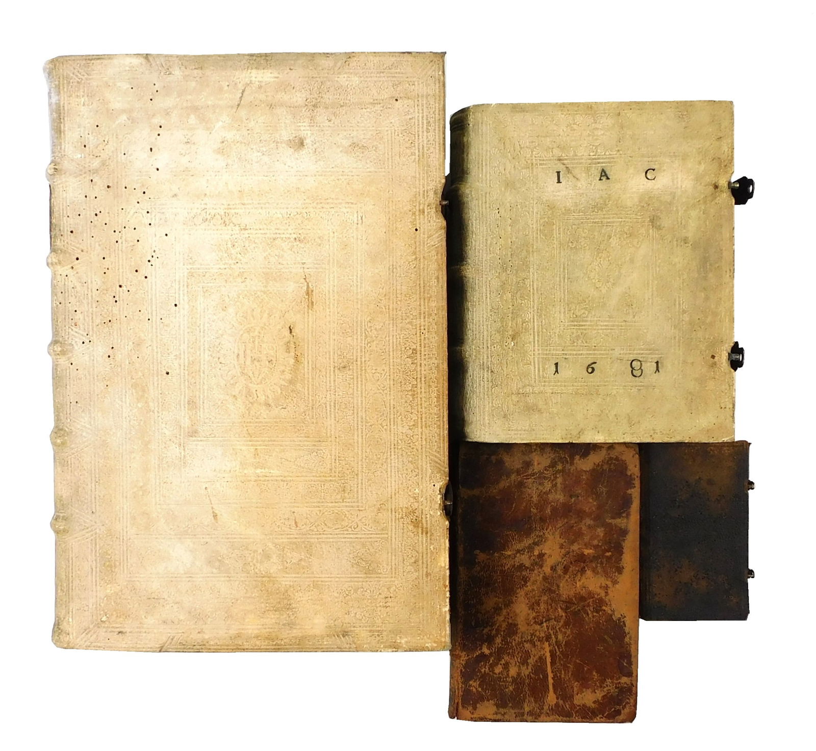 BOOKS: Four Continental books from 17th-18th C., includes: Joannes van Heume, "Iob patiens : docens