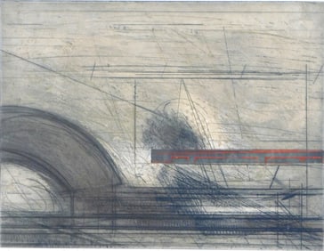 Karl Fred Dahmen (German, 1917-1981), aquatint etching, edition number title and signature written