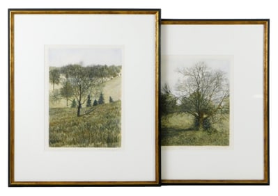 William Livesay (b. 1956), two etchings, both signed and dated, details include: first "Sunlight