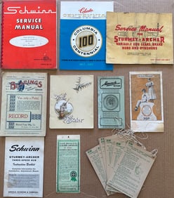 Bicycle lot - three early catoalgs, ca 1890-1903 Fowler, 32 pg, White, Monarch - thirty 4.25 x 6.5