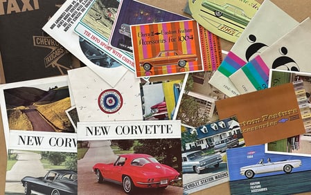 1963 - 1967 Chevrolet, includes Corvette, ex cond, 80 items