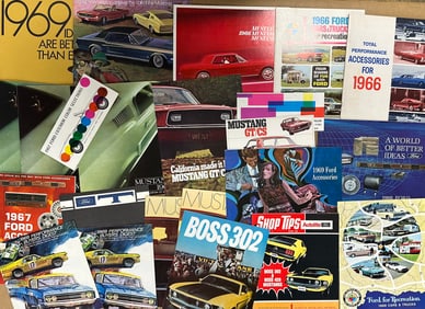 1966 - 1969 Ford, includes Mustang, eighty plus items, ex cond