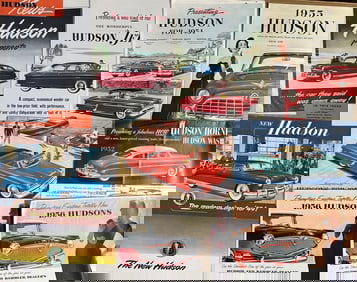 1948 - 1957 Hudson brochures, fifty total, ex condition