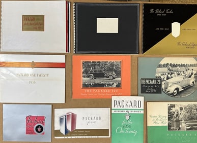 1936 - 1937 Packard - 1936 Std, Super 8, V 12 catalog, 1936 V 12 cat, 1937 Super 8, V 12 cat, twenty