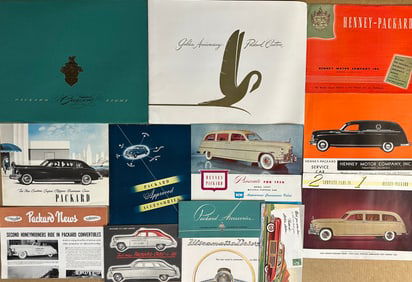 1946 - 1950 Packard, thirty five items - 1939 - 1951 Lincoln, eleven items, ex condition