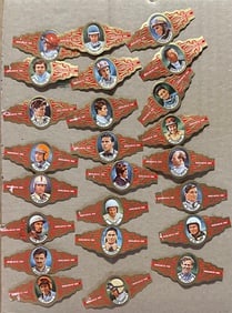 Collection of twenty four cigar bands, each with a different Grand prix driver image, 1960’s era,