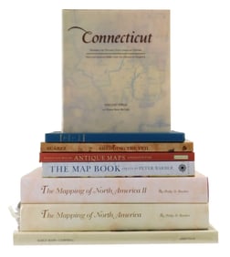 BOOKS: CARTOGRAPHY, reference, nine volumes on mapping and cartographic history, includes: Philip D.