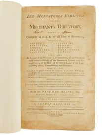 BOOK: PIRATES & TRADE, Wyndham Beawes, Lex Mercatoria Rediviva... London: J. Rivington et al., 1783,
