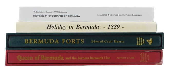 BOOKS: BERMUDA, Group of four illustrated volumes on Bermuda, including: Holiday in Bermuda (1889, l