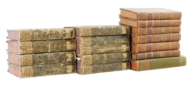 BOOKS: WEST & EAST INDIES, sixteen books, Guillaume-Thomas-Francois, Abbe Raynal (1713-1796), includ